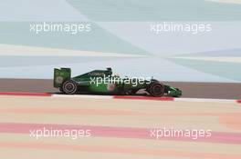 Marcus Ericsson (SWE) Caterham CT05. 01.03.2014. Formula One Testing, Bahrain Test Two, Day Three, Sakhir, Bahrain.