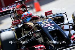 Romain Grosjean (FRA), Lotus F1 Team  02.03.2014. Formula One Testing, Bahrain Test Two, Day Four, Sakhir, Bahrain.