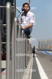 Giedo van der Garde (NDL), third driver, Sauber F1 Team   02.03.2014. Formula One Testing, Bahrain Test Two, Day Four, Sakhir, Bahrain.