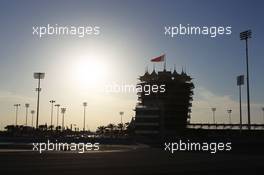Scenic low light action. 02.03.2014. Formula One Testing, Bahrain Test Two, Day Four, Sakhir, Bahrain.