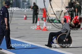 Sir Frank Williams (GBR), Williams F1 Team owner  02.03.2014. Formula One Testing, Bahrain Test Two, Day Four, Sakhir, Bahrain.