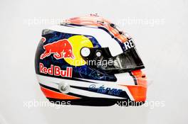 The helmet of Daniil Kvyat (RUS) Scuderia Toro Rosso. 02.03.2014. Formula One Testing, Bahrain Test Two, Day Four, Sakhir, Bahrain.