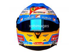 The helmet of Fernando Alonso (ESP) Ferrari. 02.03.2014. Formula One Testing, Bahrain Test Two, Day Four, Sakhir, Bahrain.