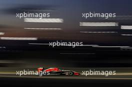 Max Chilton (GBR) Marussia F1 Team MR03 running under the lights at night time. 02.03.2014. Formula One Testing, Bahrain Test Two, Day Four, Sakhir, Bahrain.
