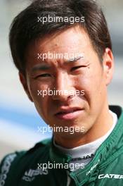 Kamui Kobayashi (JPN) Caterham. 27.02.2014. Formula One Testing, Bahrain Test Two, Day One, Sakhir, Bahrain.