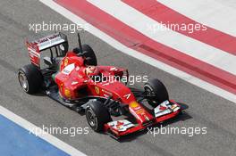 Kimi Raikkonen (FIN) Ferrari F14-T. 27.02.2014. Formula One Testing, Bahrain Test Two, Day One, Sakhir, Bahrain.