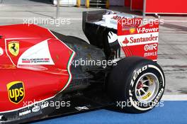Kimi Raikkonen (FIN) Ferrari F14-T engine cover detail. 27.02.2014. Formula One Testing, Bahrain Test Two, Day One, Sakhir, Bahrain.
