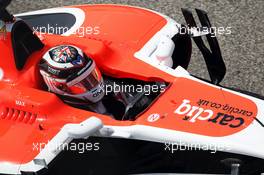 Max Chilton (GBR) Marussia F1 Team MR03. 27.02.2014. Formula One Testing, Bahrain Test Two, Day One, Sakhir, Bahrain.