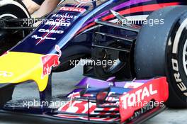 Red Bull Racing RB10 front suspension detail. 27.02.2014. Formula One Testing, Bahrain Test Two, Day One, Sakhir, Bahrain.