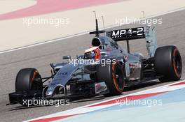 Kevin Magnussen (DEN) McLaren MP4-29. 27.02.2014. Formula One Testing, Bahrain Test Two, Day One, Sakhir, Bahrain.