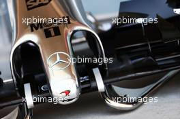 McLaren MP4-29 front wing. 27.02.2014. Formula One Testing, Bahrain Test Two, Day One, Sakhir, Bahrain.