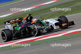 Nico Hulkenberg (GER), Sahara Force India  08.04.2014. Formula One Testing, Bahrain Test, Day One, Sakhir, Bahrain.