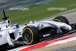 Valtteri Bottas (FIN), Williams F1 Team  08.04.2014. Formula One Testing, Bahrain Test, Day One, Sakhir, Bahrain.