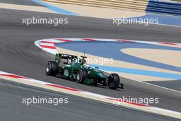 Marcus Ericsson (SWE), Caterham F1 Team  09.04.2014. Formula One Testing, Bahrain Test, Day Two, Sakhir, Bahrain.