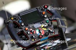Steering wheels of the Sauber F1 Team  09.04.2014. Formula One Testing, Bahrain Test, Day Two, Sakhir, Bahrain.