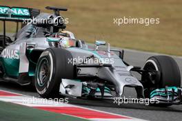 Lewis Hamilton (GBR), Mercedes AMG F1 Team  13.05.2014. Formula One Testing, Barcelona, Spain, Day One.