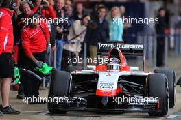 Max Chilton (GBR), Marussia F1 Team  13.05.2014. Formula One Testing, Barcelona, Spain, Day One.