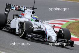 Felipe Massa (BRA), Williams F1 Team  13.05.2014. Formula One Testing, Barcelona, Spain, Day One.