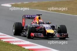 Sebastien Buemi (SUI), Third driver, Red Bull Racing    13.05.2014. Formula One Testing, Barcelona, Spain, Day One.
