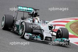 Lewis Hamilton (GBR), Mercedes AMG F1 Team  13.05.2014. Formula One Testing, Barcelona, Spain, Day One.