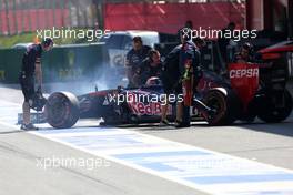 Daniil Kvyat (RUS), Scuderia Toro Rosso  14.05.2014. Formula One Testing, Barcelona, Spain, Day Two.