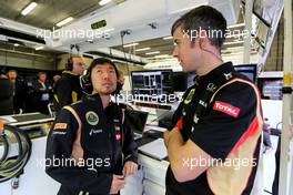 Ayao komatsu (JPN), Race engineer, Lotus F1 Team  22.08.2014. Formula 1 World Championship, Rd 12, Belgian Grand Prix, Spa Francorchamps, Belgium, Practice Day.