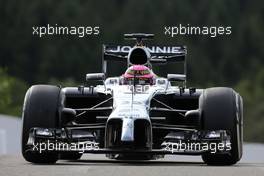 Jenson Button (GBR), McLaren F1 Team  22.08.2014. Formula 1 World Championship, Rd 12, Belgian Grand Prix, Spa Francorchamps, Belgium, Practice Day.
