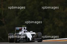 Valtteri Bottas (FIN) Williams FW36. 22.08.2014. Formula 1 World Championship, Rd 12, Belgian Grand Prix, Spa Francorchamps, Belgium, Practice Day.