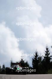 Sergio Perez (MEX) Sahara Force India F1 VJM07. 22.08.2014. Formula 1 World Championship, Rd 12, Belgian Grand Prix, Spa Francorchamps, Belgium, Practice Day.