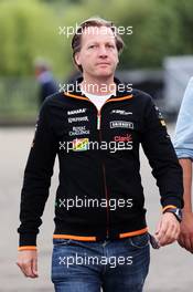 Michiel Mol (NED) Sahara Force India F1 Team Co-Owner. 22.08.2014. Formula 1 World Championship, Rd 12, Belgian Grand Prix, Spa Francorchamps, Belgium, Practice Day.