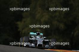 Nico Rosberg (GER) Mercedes AMG F1 W05. 22.08.2014. Formula 1 World Championship, Rd 12, Belgian Grand Prix, Spa Francorchamps, Belgium, Practice Day.