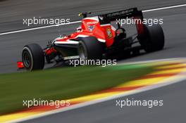 Max Chilton (GBR) Marussia F1 Team MR03. 22.08.2014. Formula 1 World Championship, Rd 12, Belgian Grand Prix, Spa Francorchamps, Belgium, Practice Day.