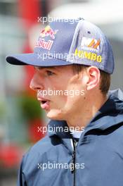 Max Verstappen (NLD) Scuderia Toro Rosso. 22.08.2014. Formula 1 World Championship, Rd 12, Belgian Grand Prix, Spa Francorchamps, Belgium, Practice Day.