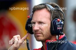 Christian Horner (GBR), Red Bull Racing, Sporting Director  22.08.2014. Formula 1 World Championship, Rd 12, Belgian Grand Prix, Spa Francorchamps, Belgium, Practice Day.
