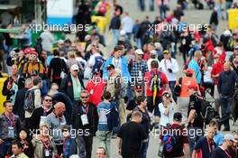 Fans. 22.08.2014. Formula 1 World Championship, Rd 12, Belgian Grand Prix, Spa Francorchamps, Belgium, Practice Day.