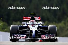 Daniil Kvyat (RUS), Scuderia Toro Rosso  22.08.2014. Formula 1 World Championship, Rd 12, Belgian Grand Prix, Spa Francorchamps, Belgium, Practice Day.