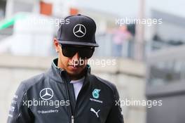 Lewis Hamilton (GBR) Mercedes AMG F1. 22.08.2014. Formula 1 World Championship, Rd 12, Belgian Grand Prix, Spa Francorchamps, Belgium, Practice Day.