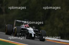 Kevin Magnussen (DEN) McLaren MP4-29. 22.08.2014. Formula 1 World Championship, Rd 12, Belgian Grand Prix, Spa Francorchamps, Belgium, Practice Day.