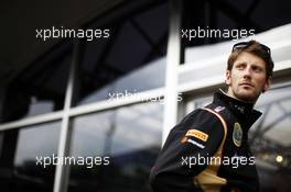 Romain Grosjean (FRA) Lotus F1 Team. 22.08.2014. Formula 1 World Championship, Rd 12, Belgian Grand Prix, Spa Francorchamps, Belgium, Practice Day.