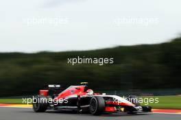 Alexander Rossi (USA) Marussia F1 Team MR03. 22.08.2014. Formula 1 World Championship, Rd 12, Belgian Grand Prix, Spa Francorchamps, Belgium, Practice Day.