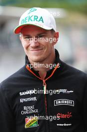 Nico Hulkenberg (GER) Sahara Force India F1. 22.08.2014. Formula 1 World Championship, Rd 12, Belgian Grand Prix, Spa Francorchamps, Belgium, Practice Day.