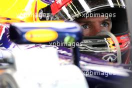 Sebastian Vettel (GER), Red Bull Racing  22.08.2014. Formula 1 World Championship, Rd 12, Belgian Grand Prix, Spa Francorchamps, Belgium, Practice Day.