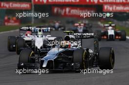 Kevin Magnussen (DEN) McLaren MP4-29. 24.08.2014. Formula 1 World Championship, Rd 12, Belgian Grand Prix, Spa Francorchamps, Belgium, Race Day.