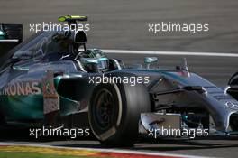 Nico Rosberg (GER) Mercedes AMG F1 W05. 24.08.2014. Formula 1 World Championship, Rd 12, Belgian Grand Prix, Spa Francorchamps, Belgium, Race Day.