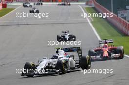 Valtteri Bottas (FIN) Williams FW36. 24.08.2014. Formula 1 World Championship, Rd 12, Belgian Grand Prix, Spa Francorchamps, Belgium, Race Day.