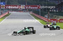 Andre Lotterer (GER) Caterham CT05. 24.08.2014. Formula 1 World Championship, Rd 12, Belgian Grand Prix, Spa Francorchamps, Belgium, Race Day.