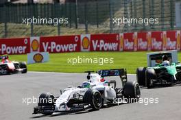 Felipe Massa (BRA) Williams FW36. 24.08.2014. Formula 1 World Championship, Rd 12, Belgian Grand Prix, Spa Francorchamps, Belgium, Race Day.
