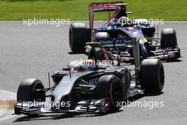 Esteban Gutierrez (MEX), Sauber F1 Team  24.08.2014. Formula 1 World Championship, Rd 12, Belgian Grand Prix, Spa Francorchamps, Belgium, Race Day.