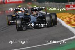 Kevin Magnussen (DEN) McLaren MP4-29. 24.08.2014. Formula 1 World Championship, Rd 12, Belgian Grand Prix, Spa Francorchamps, Belgium, Race Day.