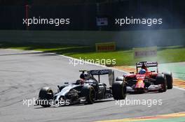 Kevin Magnussen (DEN) McLaren MP4-29. 24.08.2014. Formula 1 World Championship, Rd 12, Belgian Grand Prix, Spa Francorchamps, Belgium, Race Day.